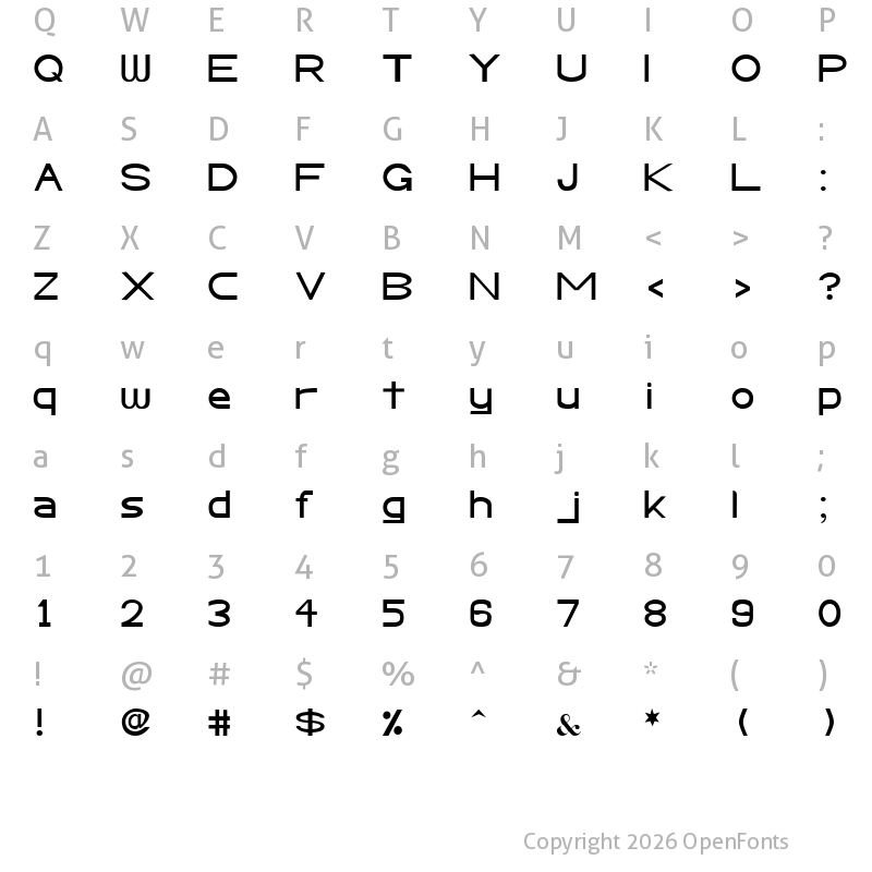 Character Map of Abtechia 1