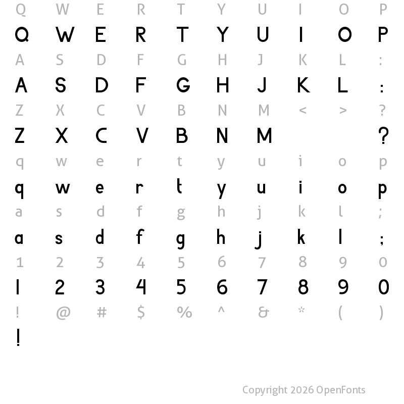 Character Map of Agoestoesan normal