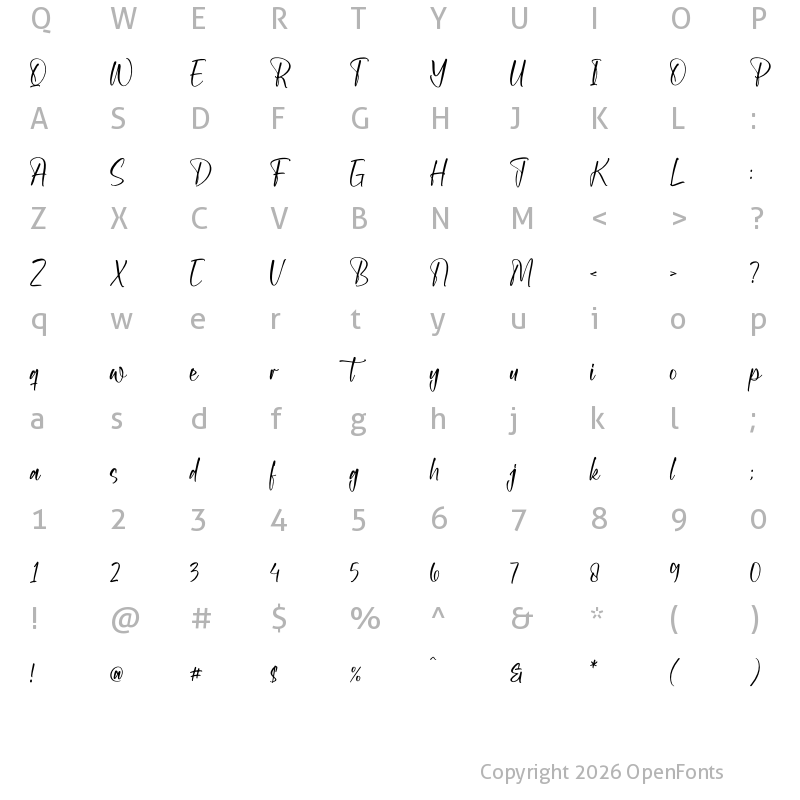 Character Map of Aksarantti Regular