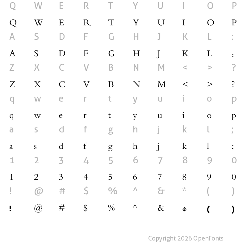 Character Map of AL-Fares Regular