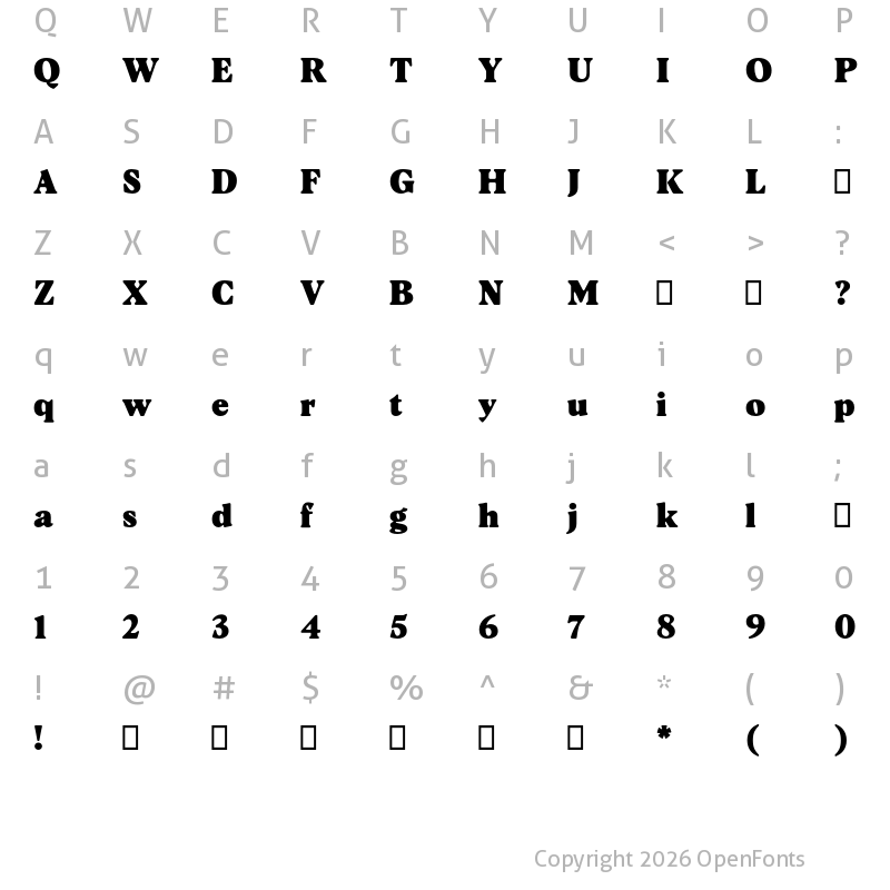 Character Map of Albra Book TRIAL Black TRIAL