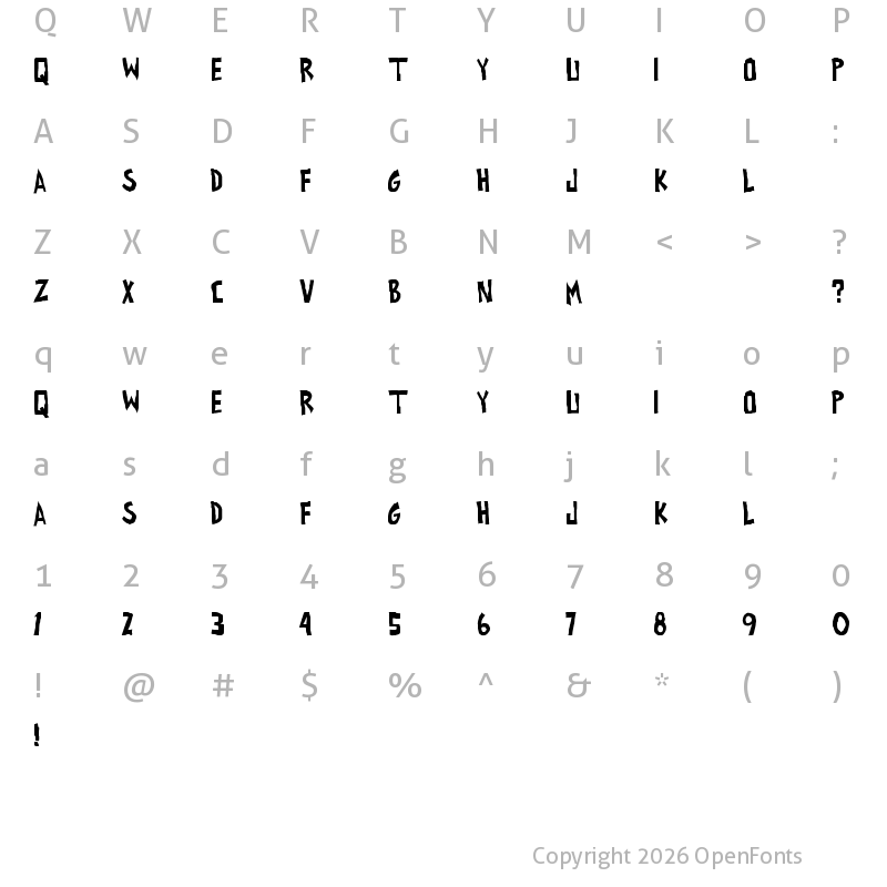 Character Map of all exes must die! Regular