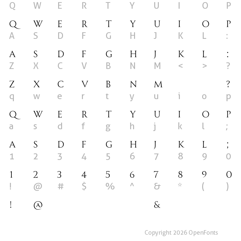 Character Map of Allrounder Monument Test Book