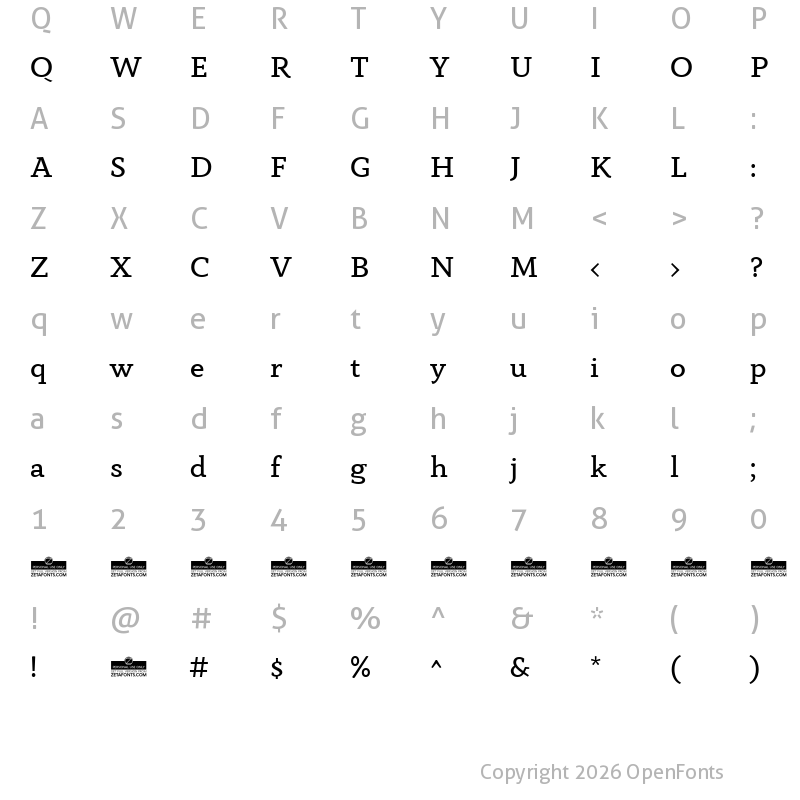 Character Map of Anaphora Trial Book