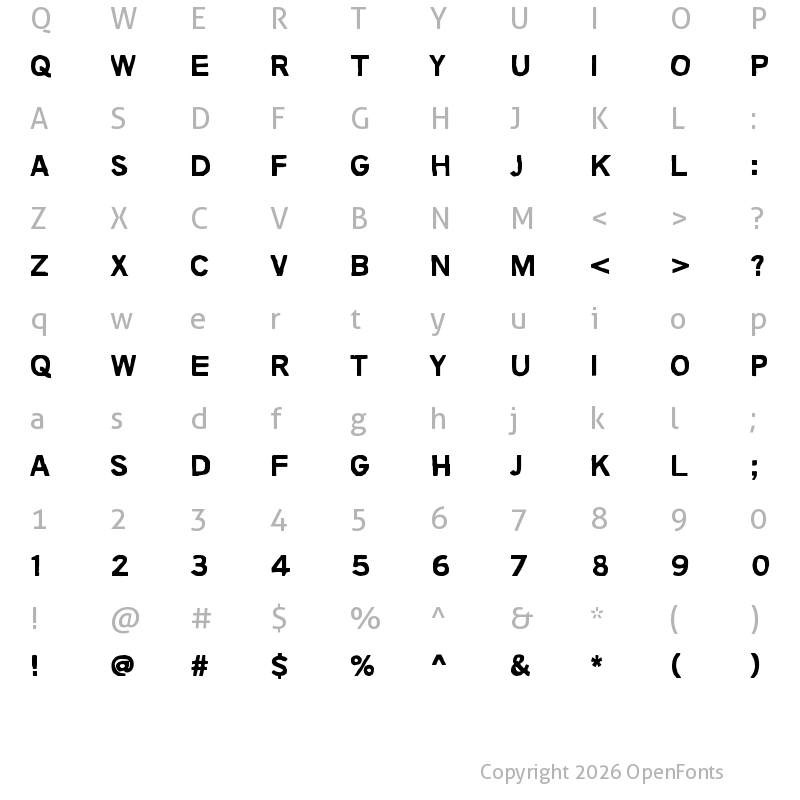 Character Map of Animals are like people Regular