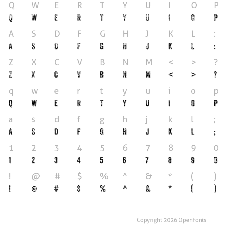 Character Map of Anodyne Combined Regular