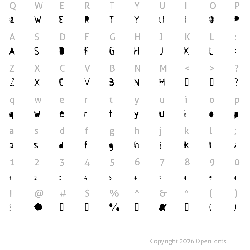 Character Map of Antisocial Regular