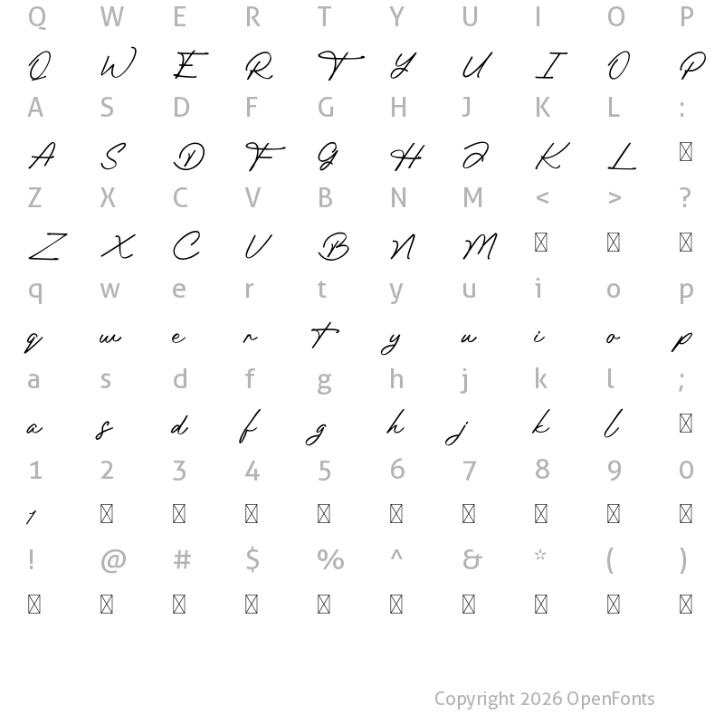 Character Map of Astronut Regular
