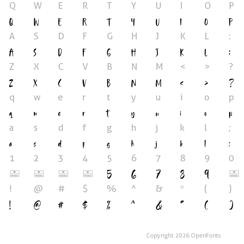 Character Map of Autumnal Regular
