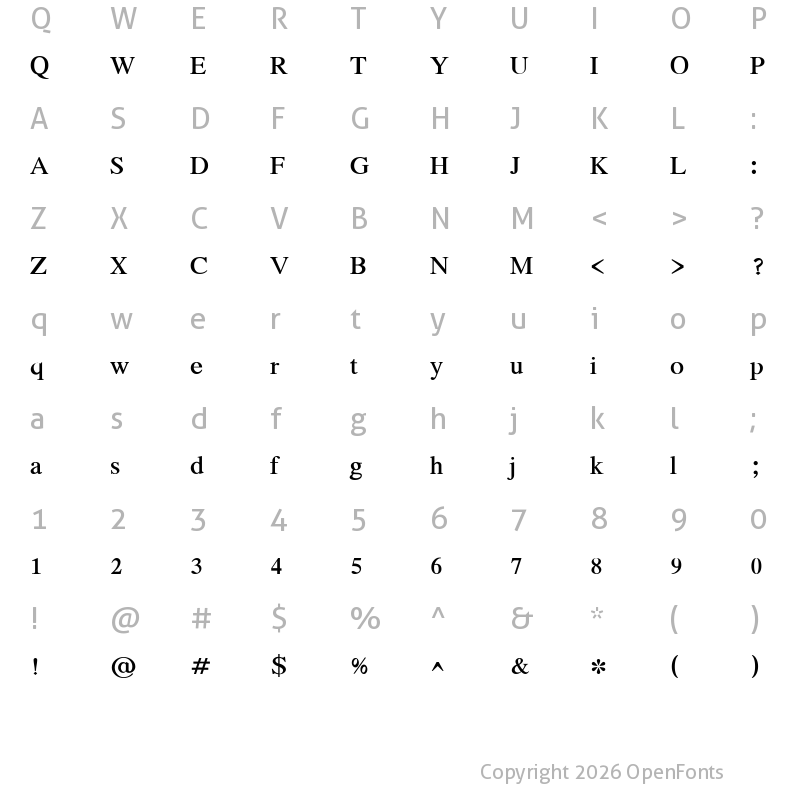 Character Map of BalBharatiDev02 Regular