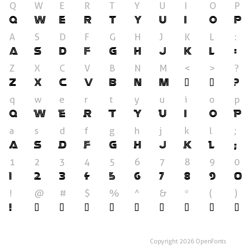 Character Map of Battlestar Regular