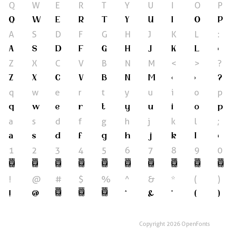 Character Map of Behooved Regular