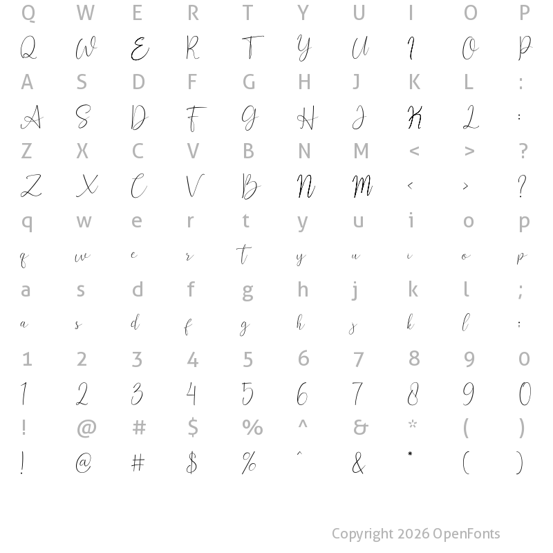 Character Map of Beliantic Regular