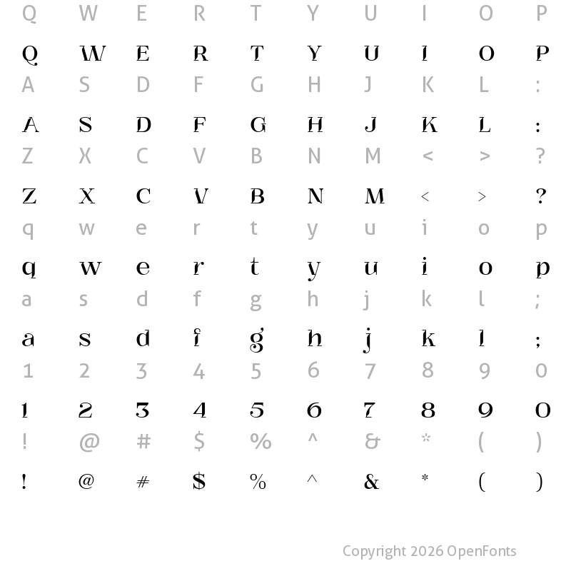 Character Map of Belle Story Light