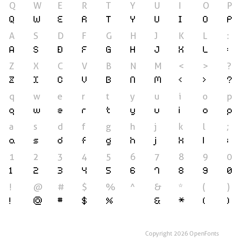 Character Map of BM harry A10