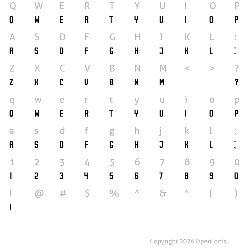 Character Map of Brain Regular