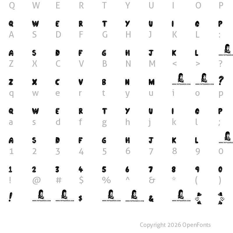 Character Map of "Call Me", (Maybe)? Regular
