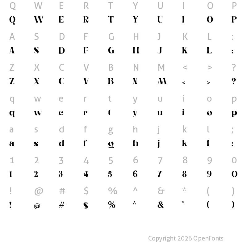 Character Map of Catellos DEMO Catellos