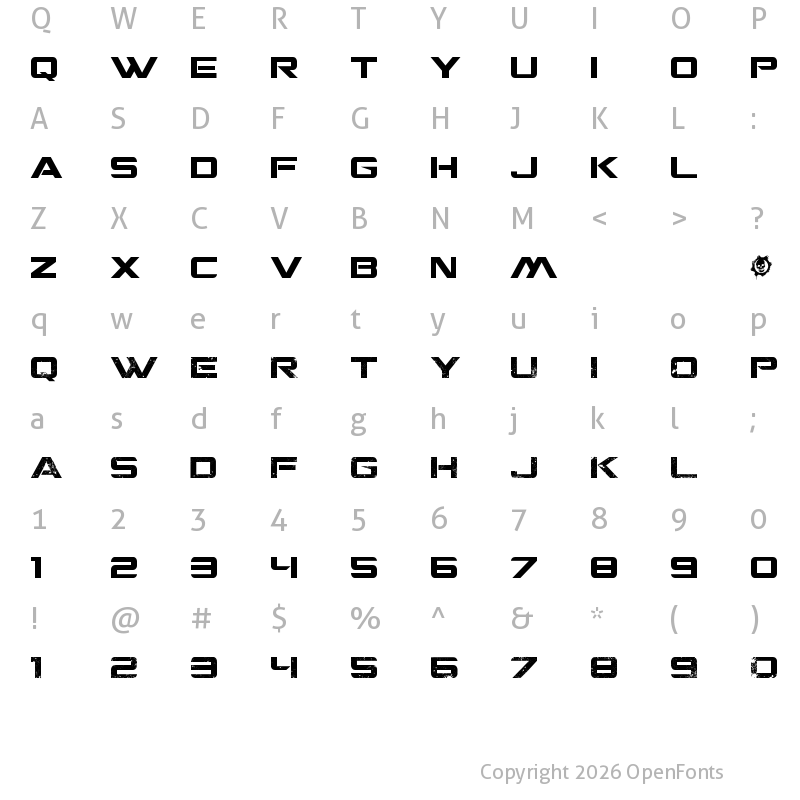 Character Map of CGF Locust Resistance Regular