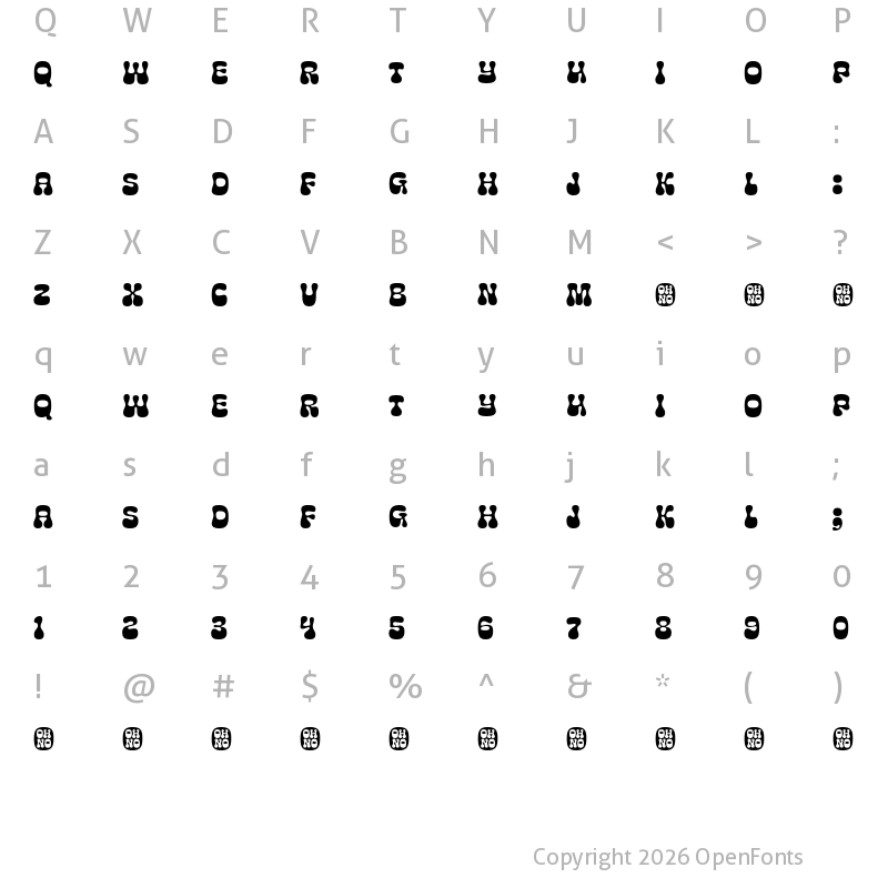 Character Map of Cheee Demo Juanito