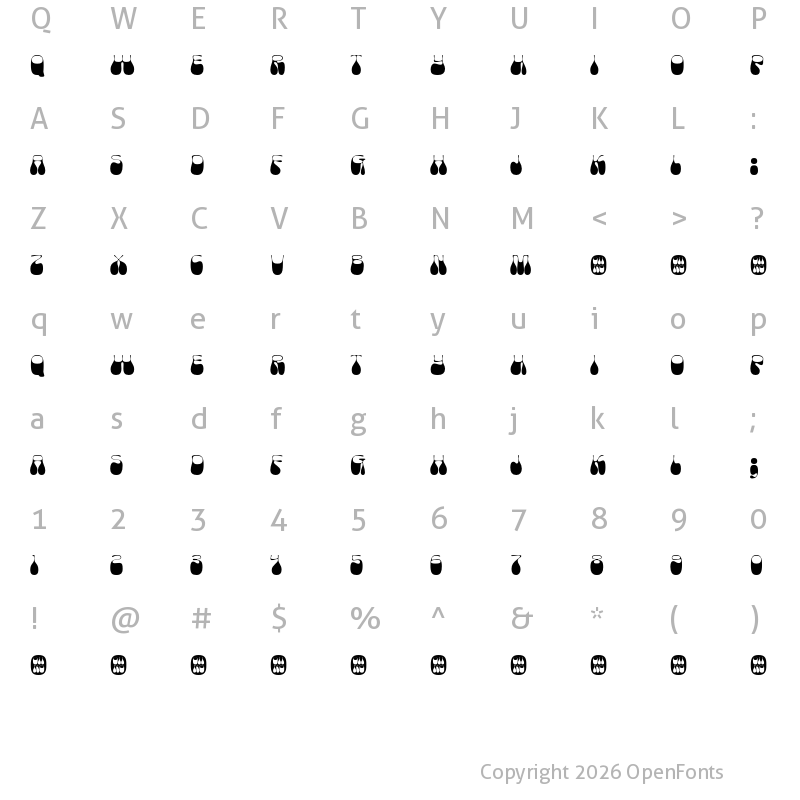 Character Map of Cheee Demo Smortious