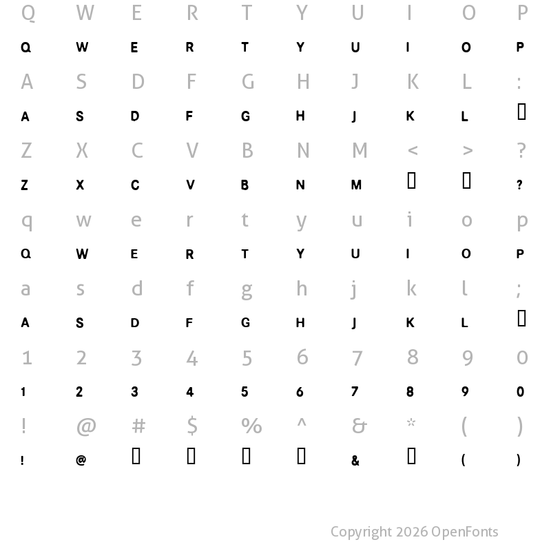 Character Map of CHEESE PIZZA CHEESE PIZZA