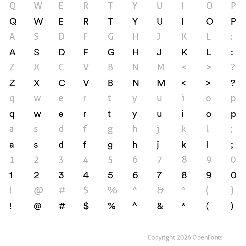 Character Map of CircularAirPro Book