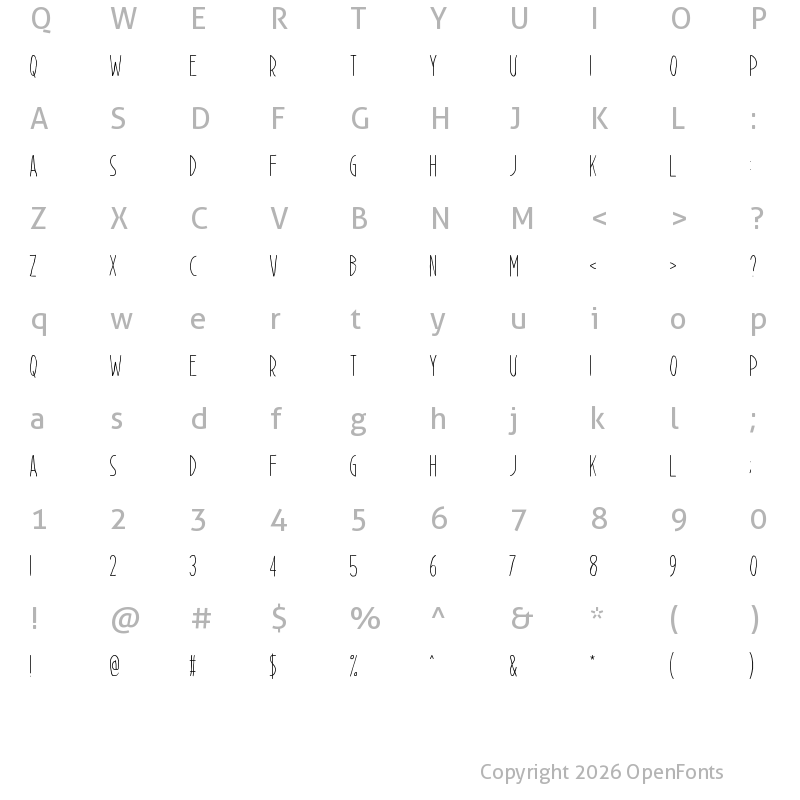 Character Map of Cisgender Regular