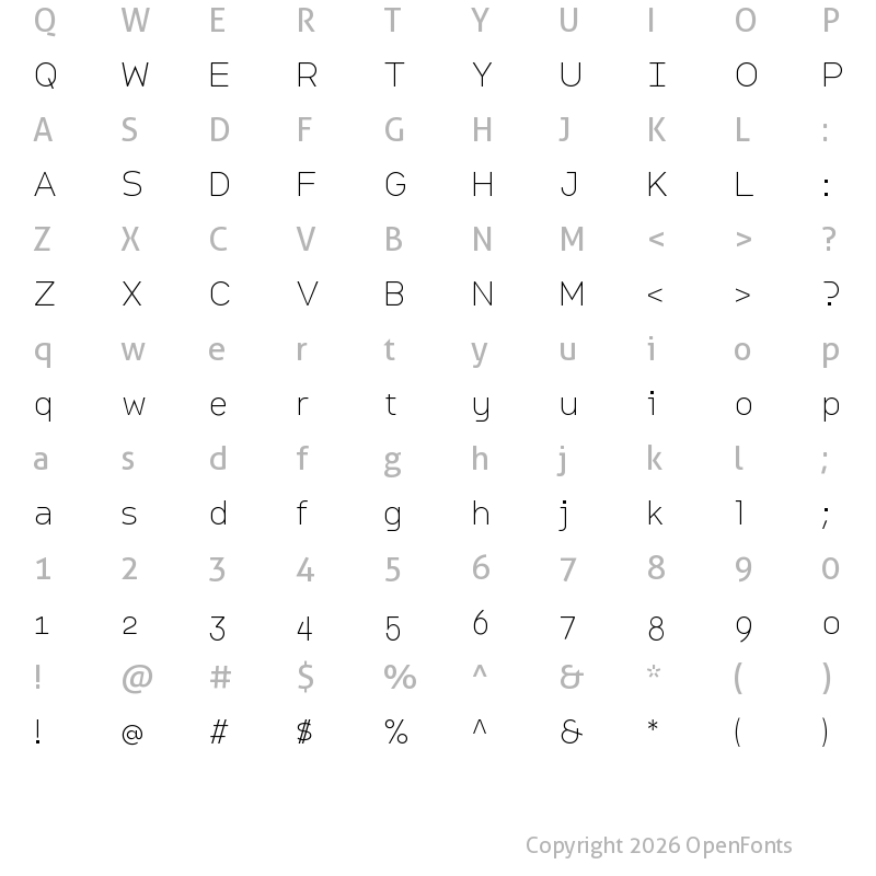 Character Map of Citrine Variable Regular