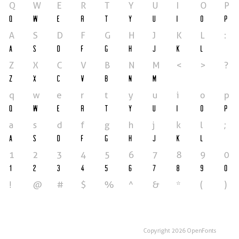 Character Map of Clarra Demo