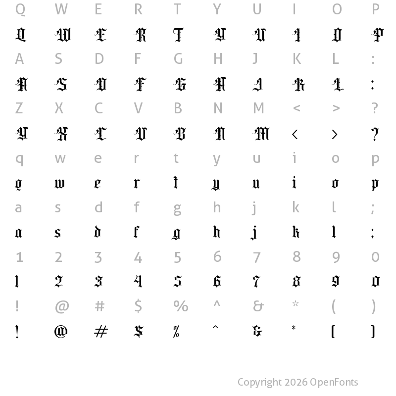 Character Map of Classic rock band Regular