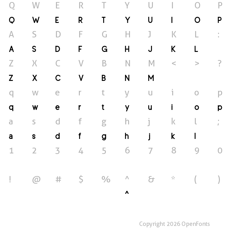 Character Map of Clausentum Extra Bold