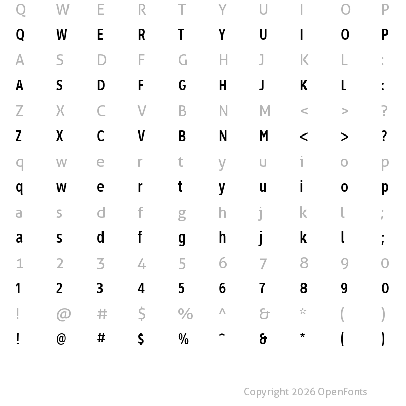 Character Map of ClearviewHwy 2-B