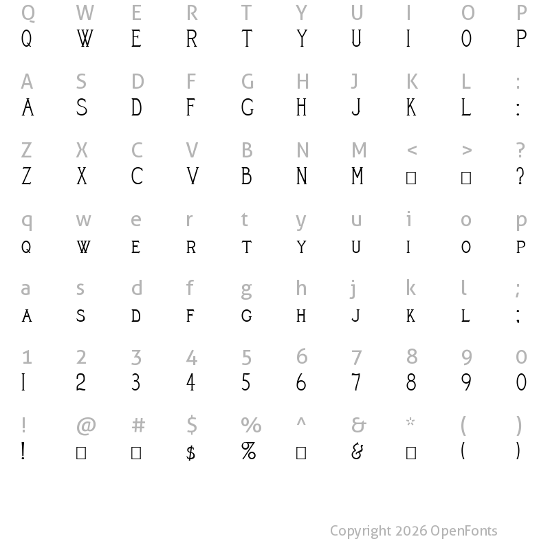 Character Map of Cleaver's_Juvenia Normal