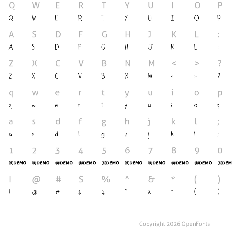 Character Map of Closely Related Regular