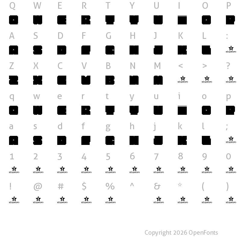 Character Map of CLUB HAUS Bold