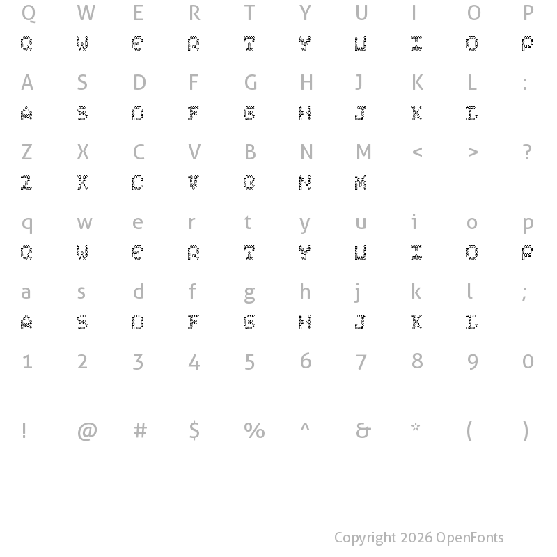Character Map of Complexity Regular