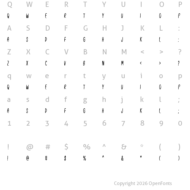 Character Map of Conscious Valentine Regular
