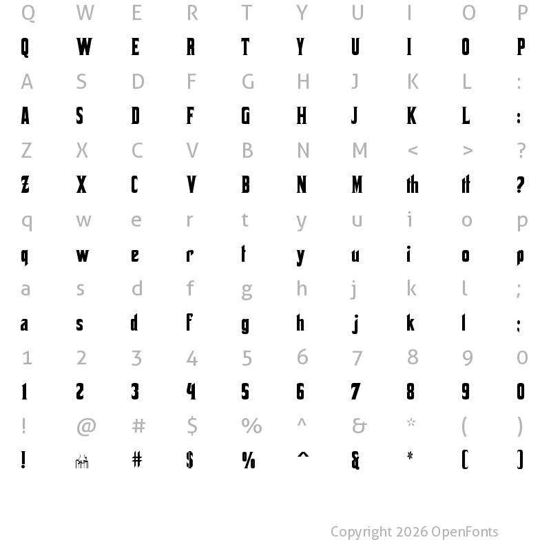 Character Map of Corleone Due Regular