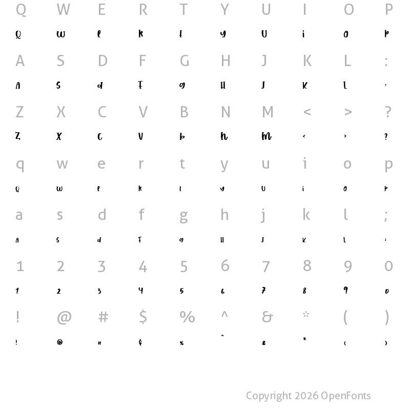 Character Map of CRAZY ZOMBIE CRAZY ZOMBIE
