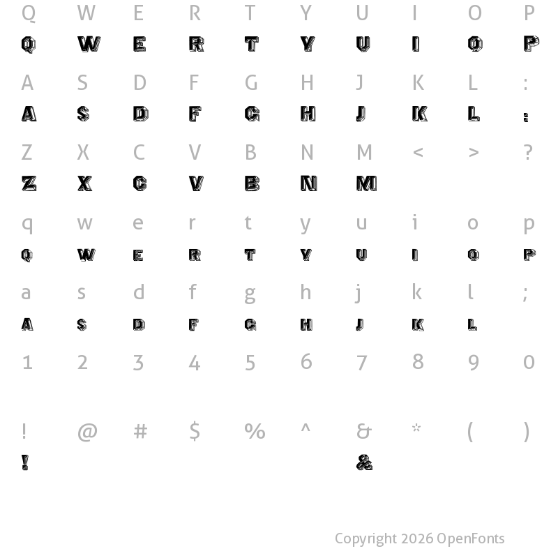 Character Map of Cristalid Regular
