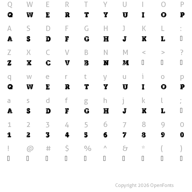 Character Map of Culture Regular