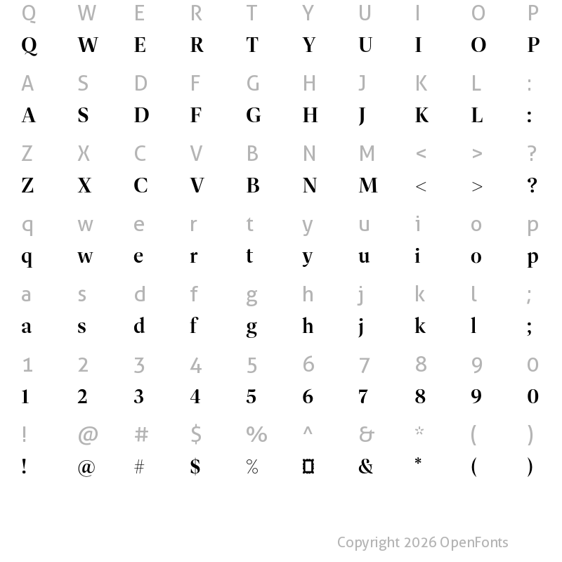 Character Map of Dashiell Fine Demi