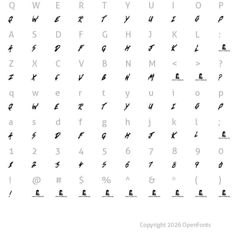 Character Map of Death Valley Regular