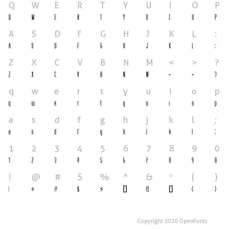 Character Map of defatted milk Regular