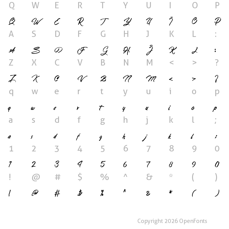Character Map of Djoker State Regular