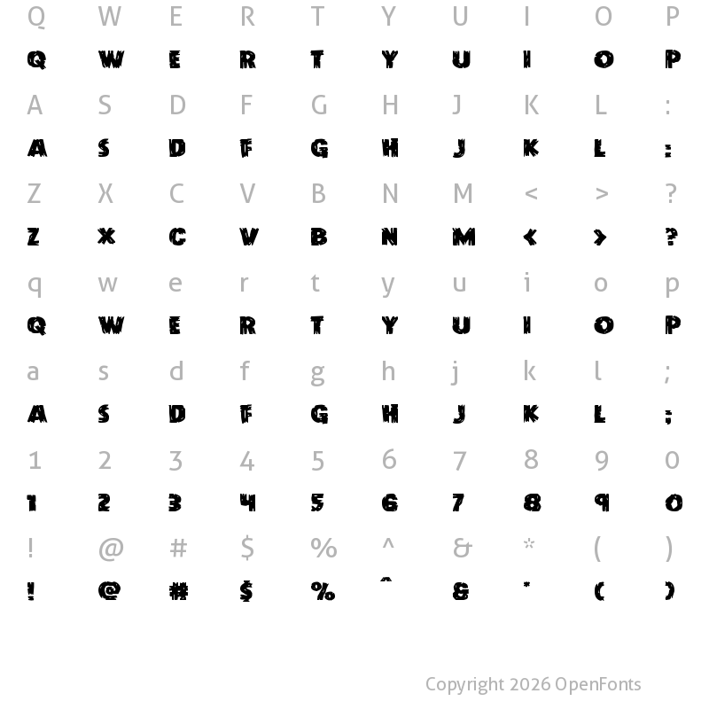 Character Map of Dokter Monstro Expanded Expanded