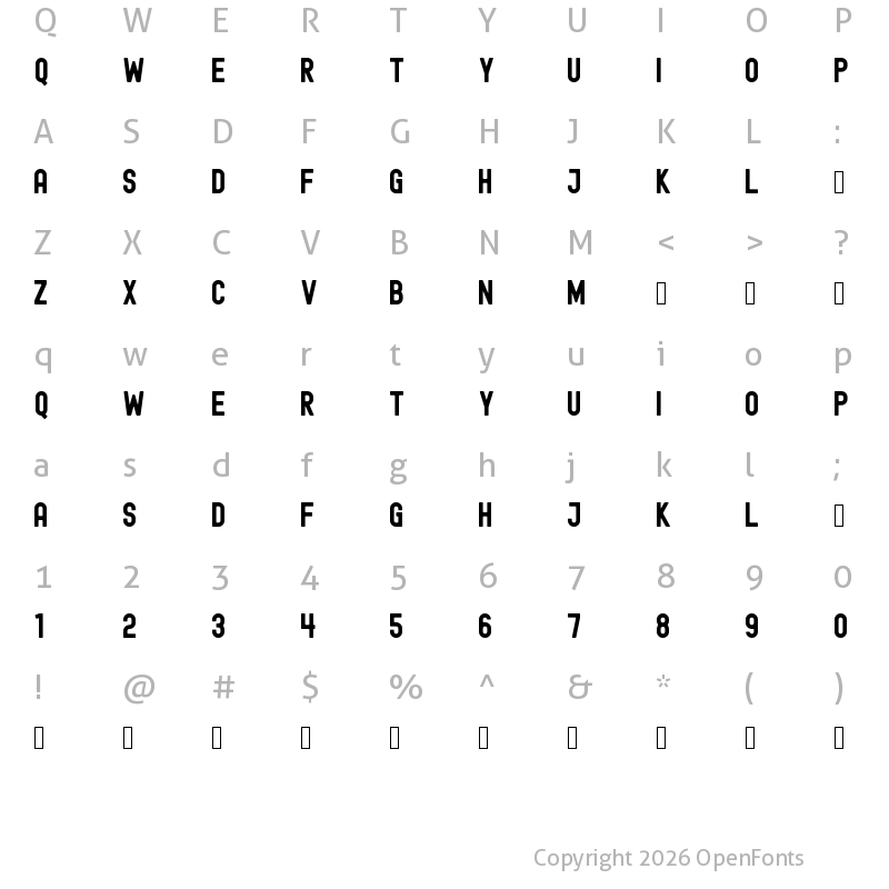 Character Map of Edmund-Free Free