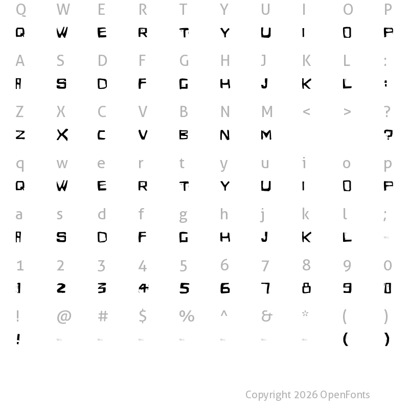 Character Map of Eldes Cordel Demo