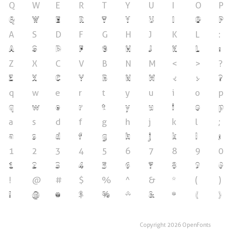 Character Map of Erectlorite Regular